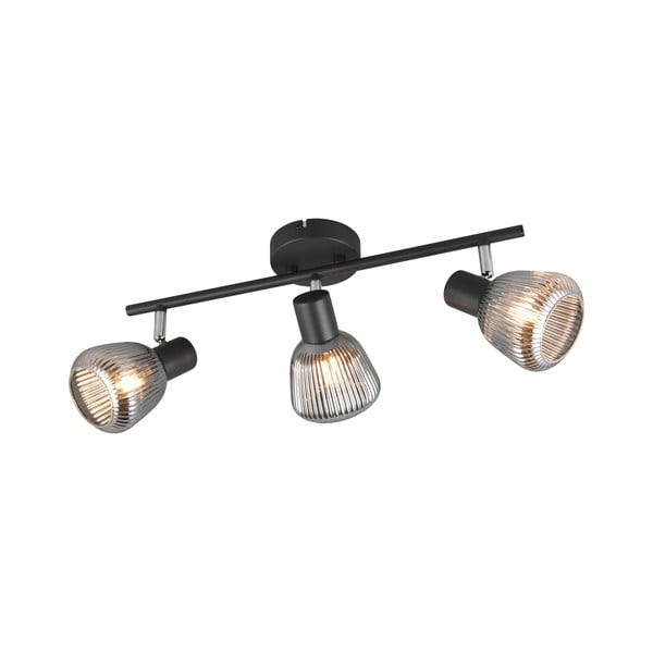 Черен прожектор ø 10 cm Tarifa – Trio-image-1