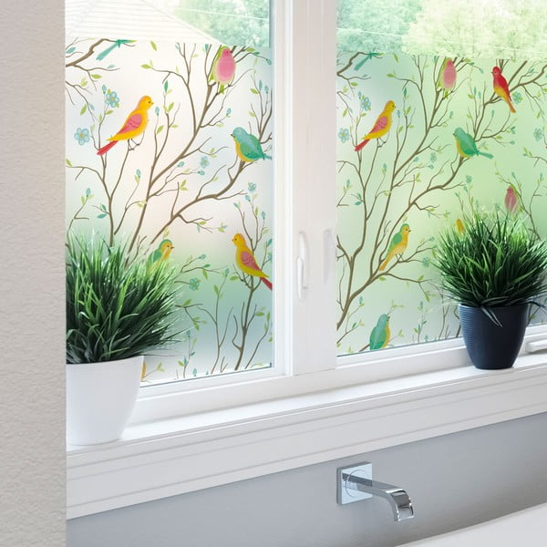 Стикер за прозорец 200x40 cm Birds in the Forest - Ambiance-image-1