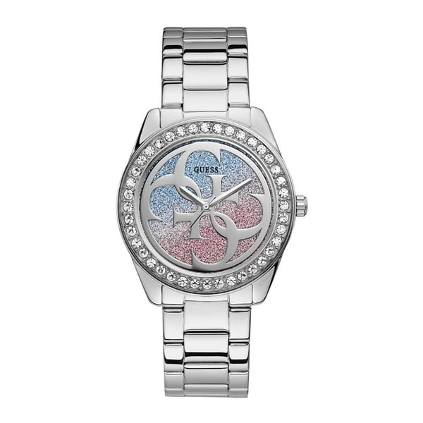 Дамски часовник в сребристо с каишка от неръждаема стомана W1201L1 - Guess