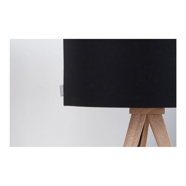 Черна настолна лампа Дърво Tripod - Zuiver-image-3