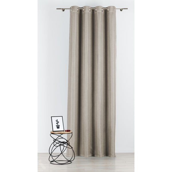 Бежова завеса 140x260 cm Avalon - Mendola Fabrics-image-2