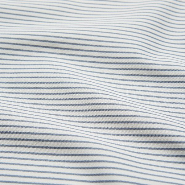 Светлосиньо единично  детско спално бельо от органичен памук 140x200 cm Classic Stripes Blue – Cam Cam Copenhagen-image-1