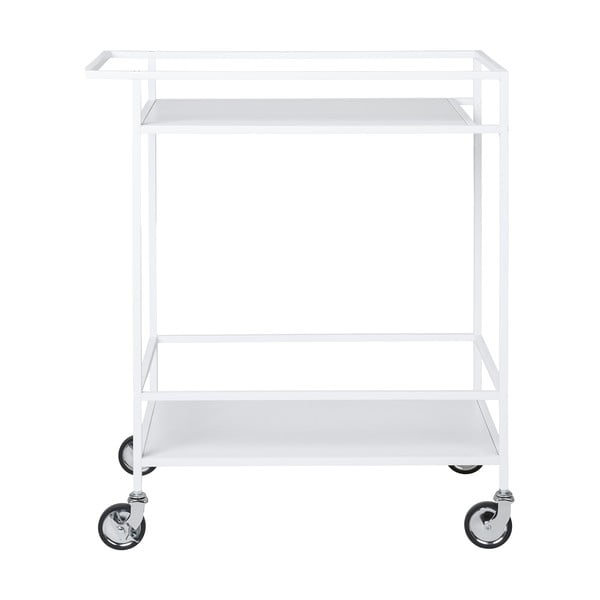 Метална маса за сервиране на колелца 40x68 cm Vita – House Nordic-image-3