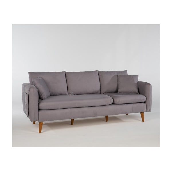 Сив диван 215 cm Sofia – Balcab Home-image-2