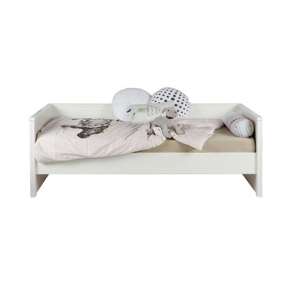 Bílá postel/sofa Jade WOOOD 90 x 200 cm-image-2
