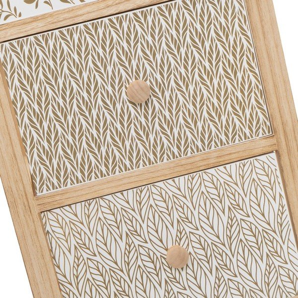 Висок скрин с чекмеджета в естествен цвят 34x78 cm – Casa Selección-image-4