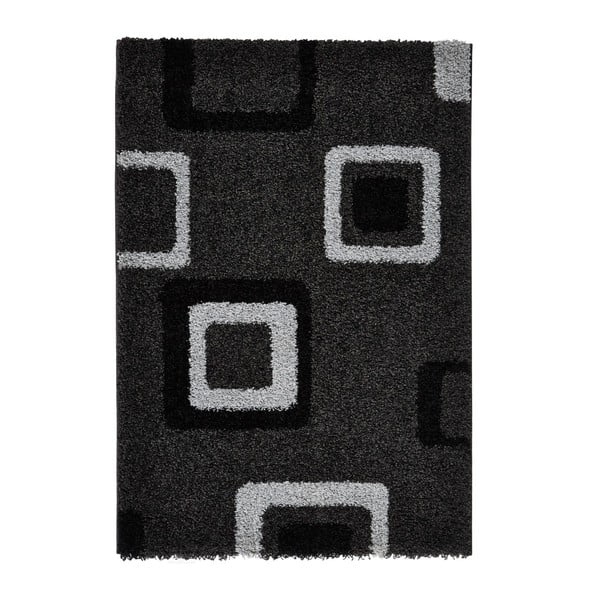 Šedo-černý koberec Think Rugs Majesty,  80 x 150 cm