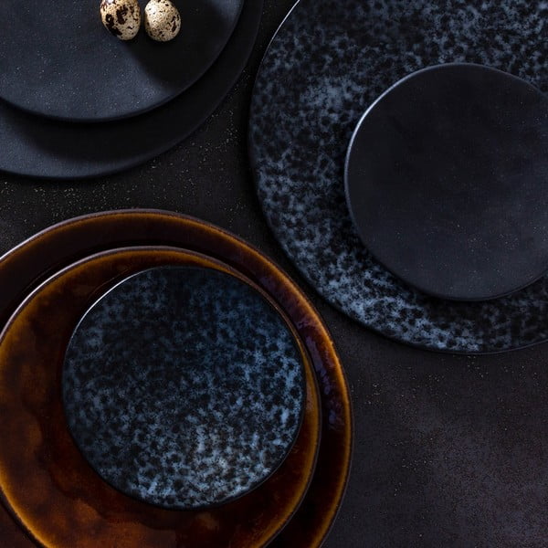 Сив керамичен поднос Mimas, ⌀ 16 cm Roda - Costa Nova-image-1