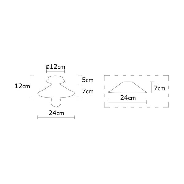Осветително тяло за таван в бронзов цвят с метален абажур ø 24 cm Berceste – Opviq lights-image-3