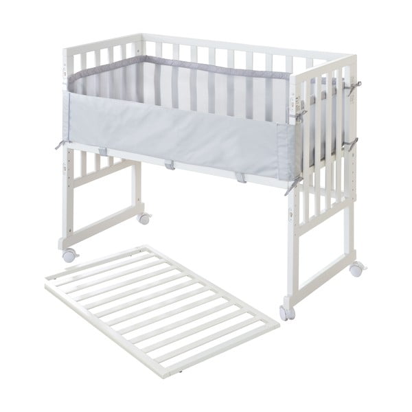 Бяло детско креватче 90x45 cm - Roba-image-1
