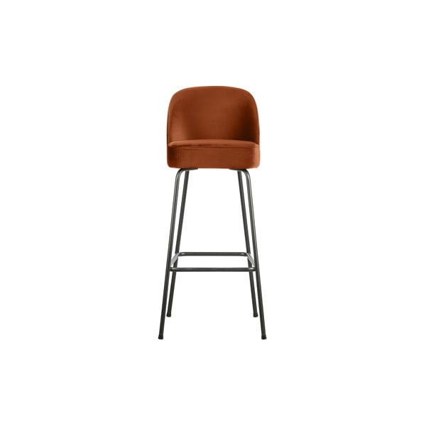 Бар стол от кадифе в тухлен цвят 103 cm Vogue - BePureHome