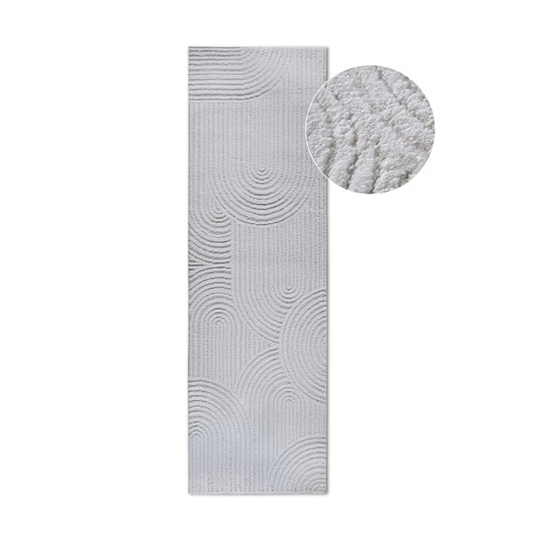 Кремава пътека 80x240 cm Chappe Cream White – Elle Decoration