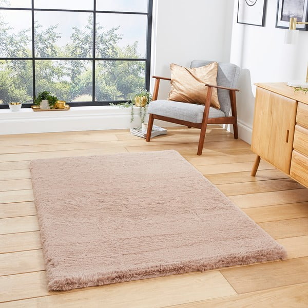Светлокафяв килим Super Teddy, 80 x 150 cm Super Teddy - Think Rugs-image-1