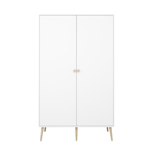 Бял детски гардероб 113x190 cm Gaia - Tvilum
