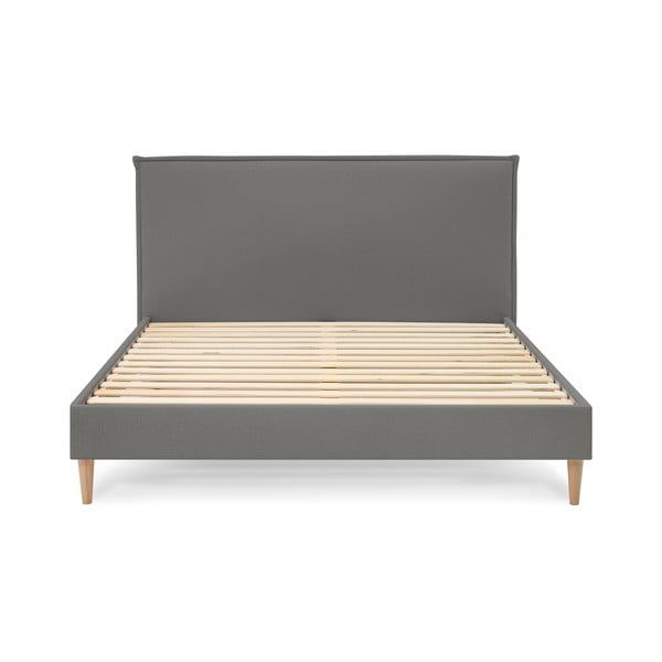 Антрацит тапицирано двойно легло с решетка 180x200 cm Sary - Bobochic Paris-image-3