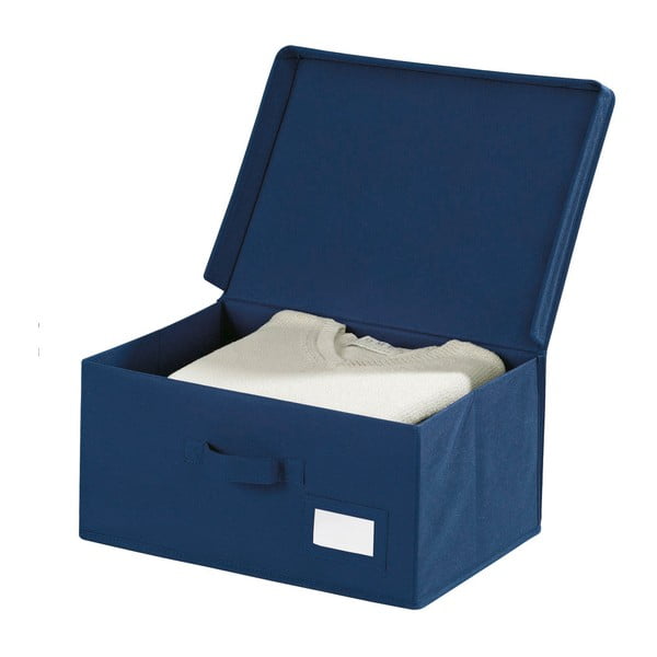 Синя кутия за съхранение Ocean, дължина 34 cm Air - Wenko