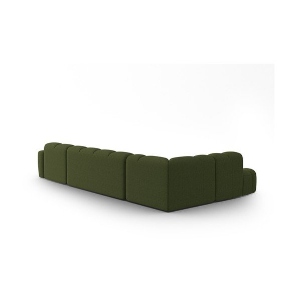 Зелен ъглов диван Lisa – Micadoni Home-image-4