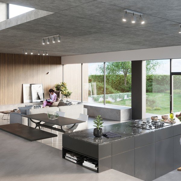 Сива стенна лампа Toscana – Sollux-image-3