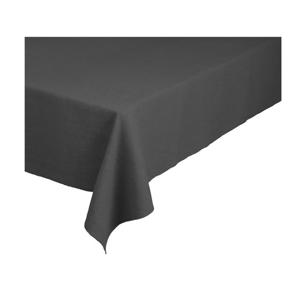 Тъмно сива ленена покривка за маса, 160 x 300 cm - Blomus