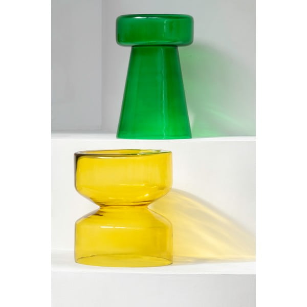 Стъклена кръгла странична масичка ø 30 cm Corcho  – Leitmotiv-image-1