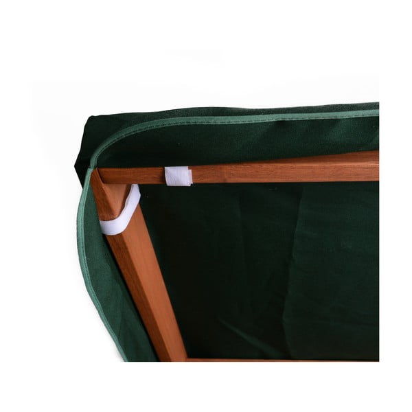 Зелена дървена градинска люлка Vegas Lux - Rojaplast-image-4