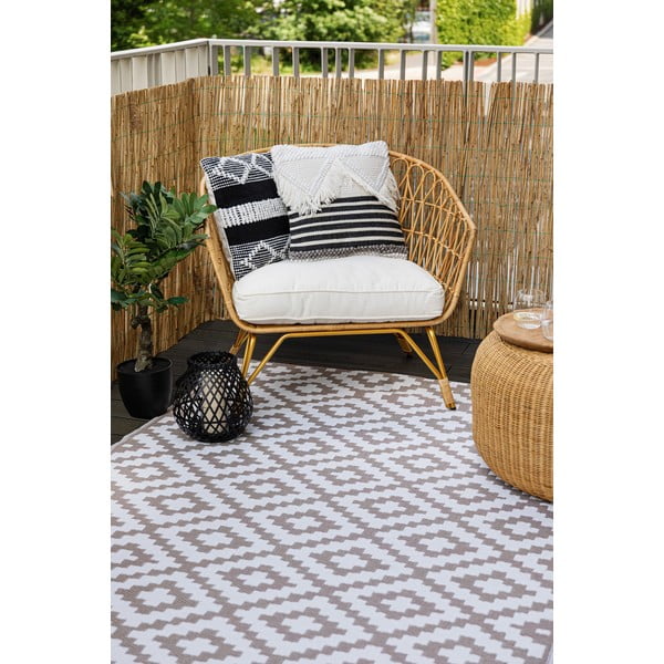 Възглавница за открито от рециклирана пластмаса Hobart, 45 x 45 cm - Green Decore-image-4