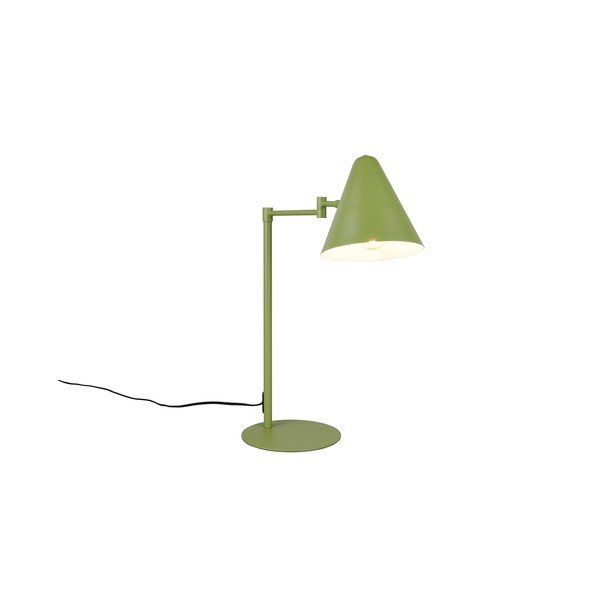 Зелена настолна лампа с огъваща се структура (височина 50,5 cm) Cosima – Trio-image-2