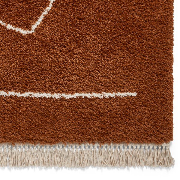 Червен килим от теракота , 160 x 220 cm Boho - Think Rugs-image-4