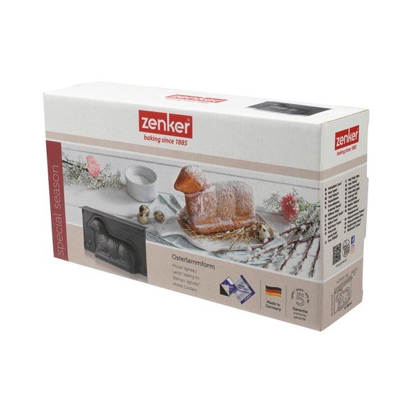 Великденска агнешка стоманена форма за печене, 900 мл - Zenker-image-2