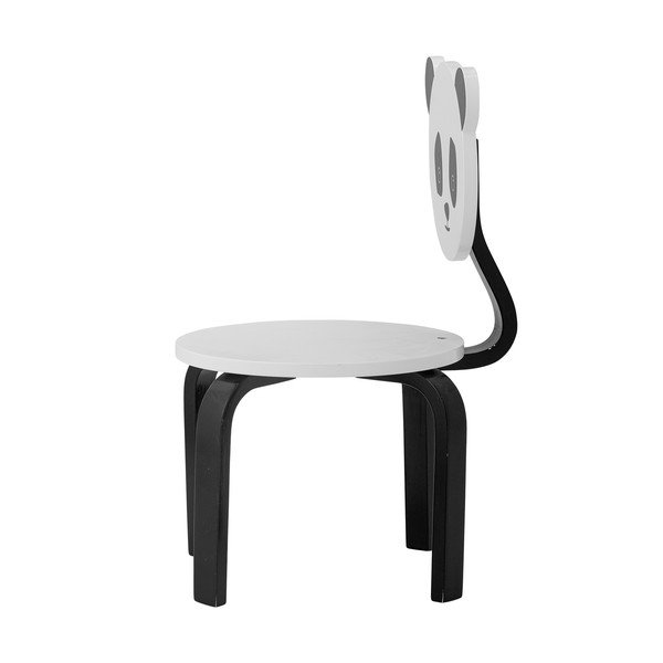 Черно-бял детски стол Marle – Bloomingville Mini-image-4