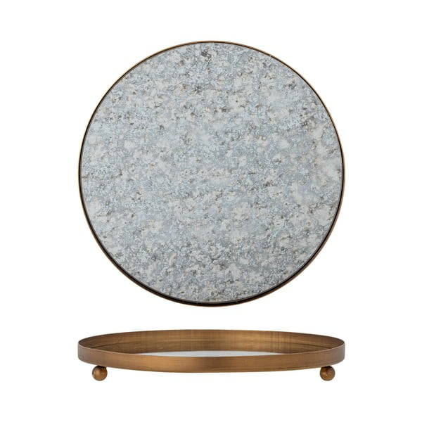 Стъклен декоративен поднос ø 35 cm Glacier – Bloomingville