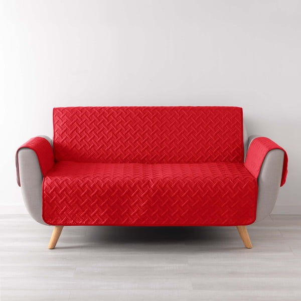 Червено защитно покривало за 4-местен диван Lounge – douceur d'intérieur