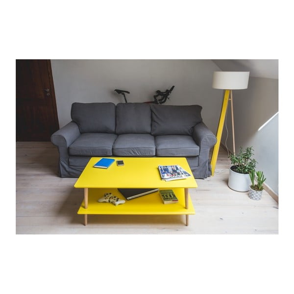 Бяла масичка за кафе с понижена основа KORO Koro - Ragaba-image-3