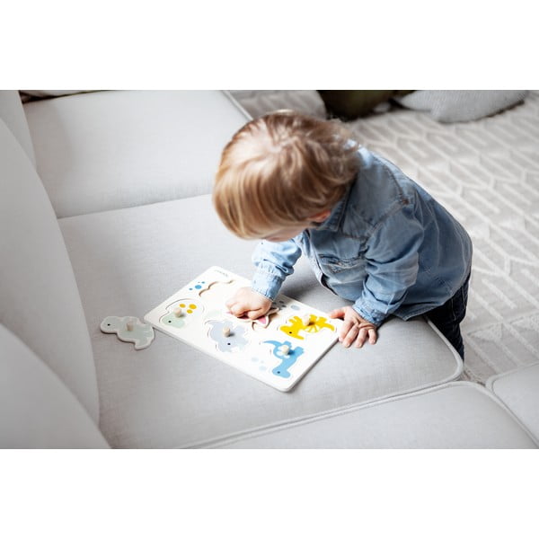 Дървен  пъзел (брой части 6) Dinosaurs – Kindsgut-image-2