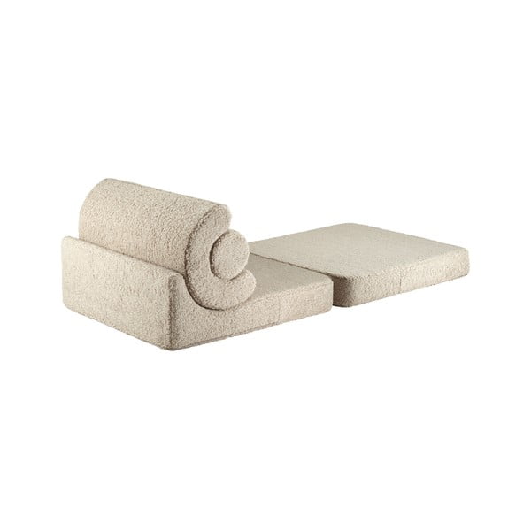 Светлокафяв детски стол от букле Flipster – Wigiwama-image-2