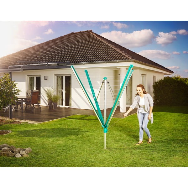 Градинска сушилня за дрехи в сребрист цвят 60 m Linomatic 600 Deluxe Cover – LEIFHEIT-image-1