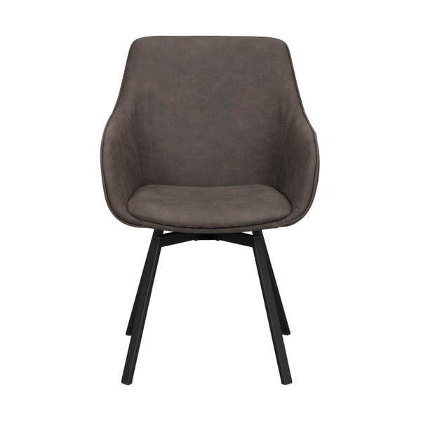 Сиви тапицирани трапезни столове в комплект 2 бр. Alison – Rowico-image-2