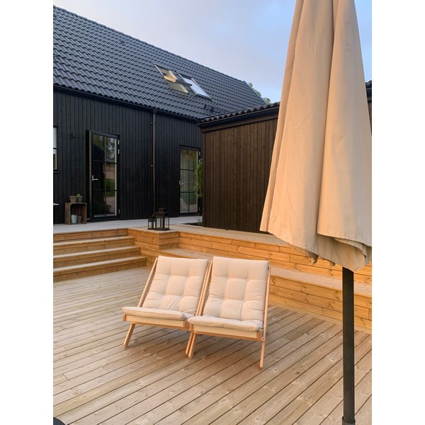 Сгъваем стол Raw/Beige Boogie - Karup Design-image-1