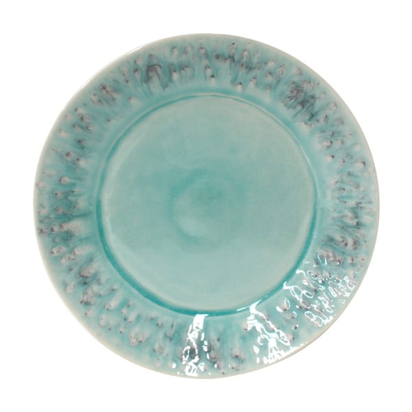 Modrý kameninový talíř Ego Dekor Madeira, ⌀ 27 cm