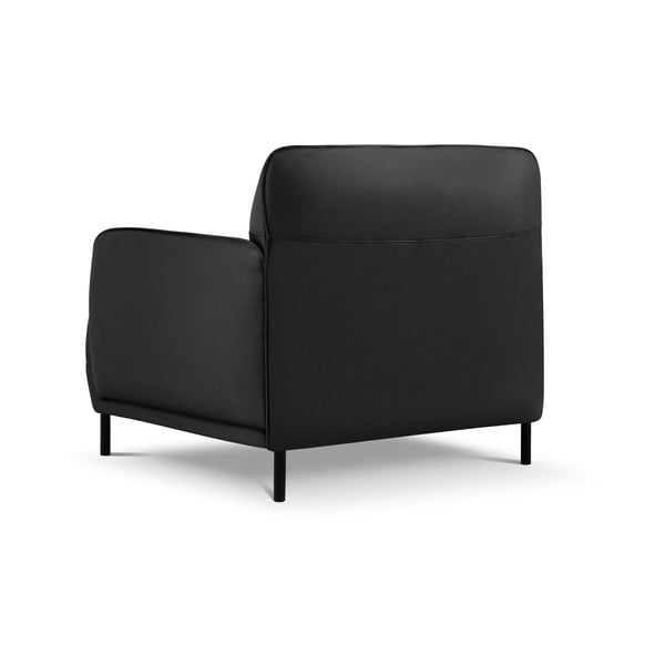 Тъмносив кожен фотьойл Neso - Windsor & Co Sofas-image-2