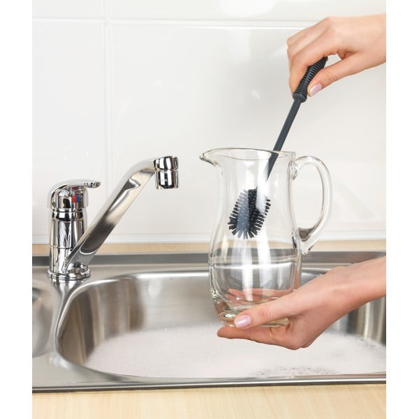 Сива четка за съдове Sia, дължина 25 cm - Wenko-image-4