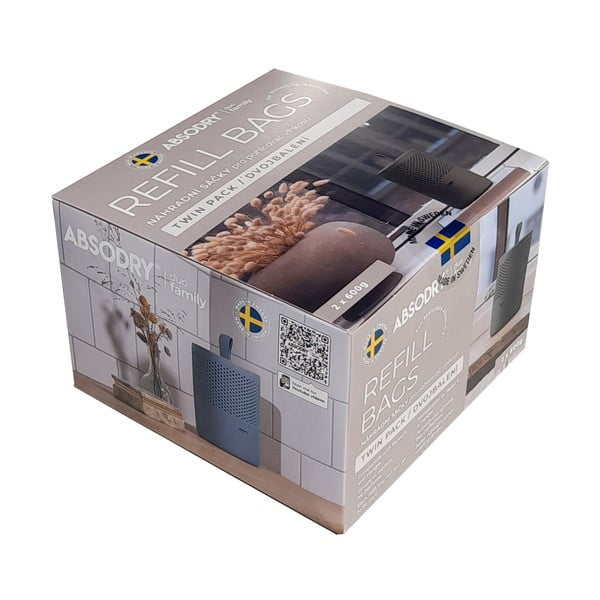 Касети за смяна за абсорбатора на влага в комплект от 2 бр. Absodry Duo Family Bag – Everbrand Sweden-image-1