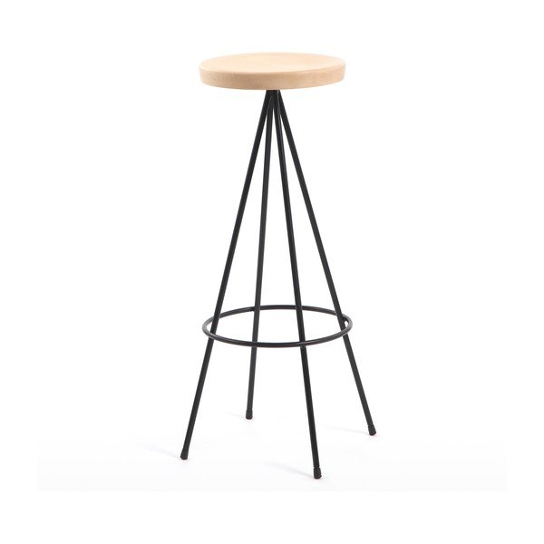 Barová stolička Mobles 114 Nuta Beech, výška 75cm