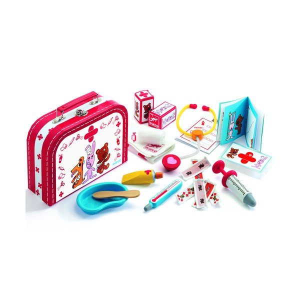 Детски лекарски куфар за игра с аксесоари - Djeco-image-1