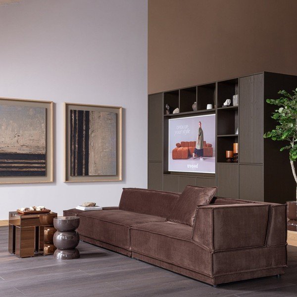 Метална кръгла странична масичка ø 30 cm Breno – WOOOD-image-1