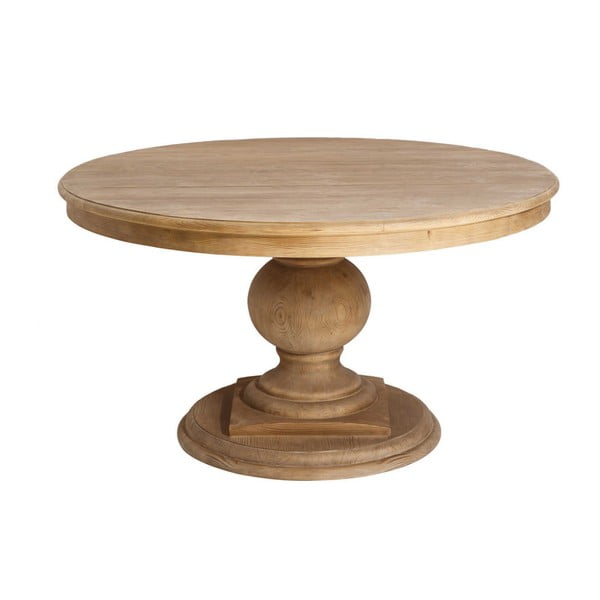 Jídelní stůl z borovicového dřeva Denzzo Genet, ⌀ 140 cm