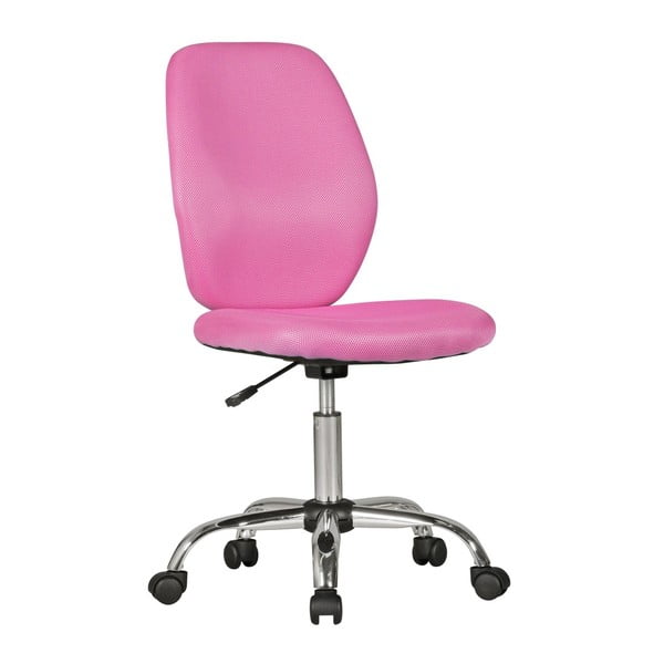 Розов детски стол на колела Amstyle Emma - Skyport