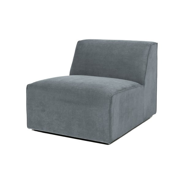 Сив модулен диван от рипсено кадифе (среден модул) Sting – Scandic-image-1