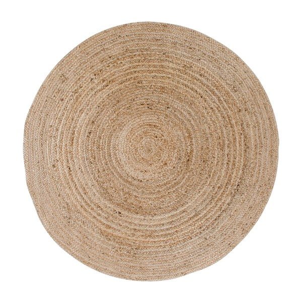 Светлокафяв кръгъл килим, ø 120 cm Bombay - House Nordic