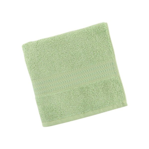 Зелена хавлиена кърпа от чист памук , 70 x 140 cm - Foutastic-image-1